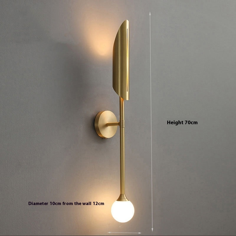 Nordic Modern Gold Wall Lamp