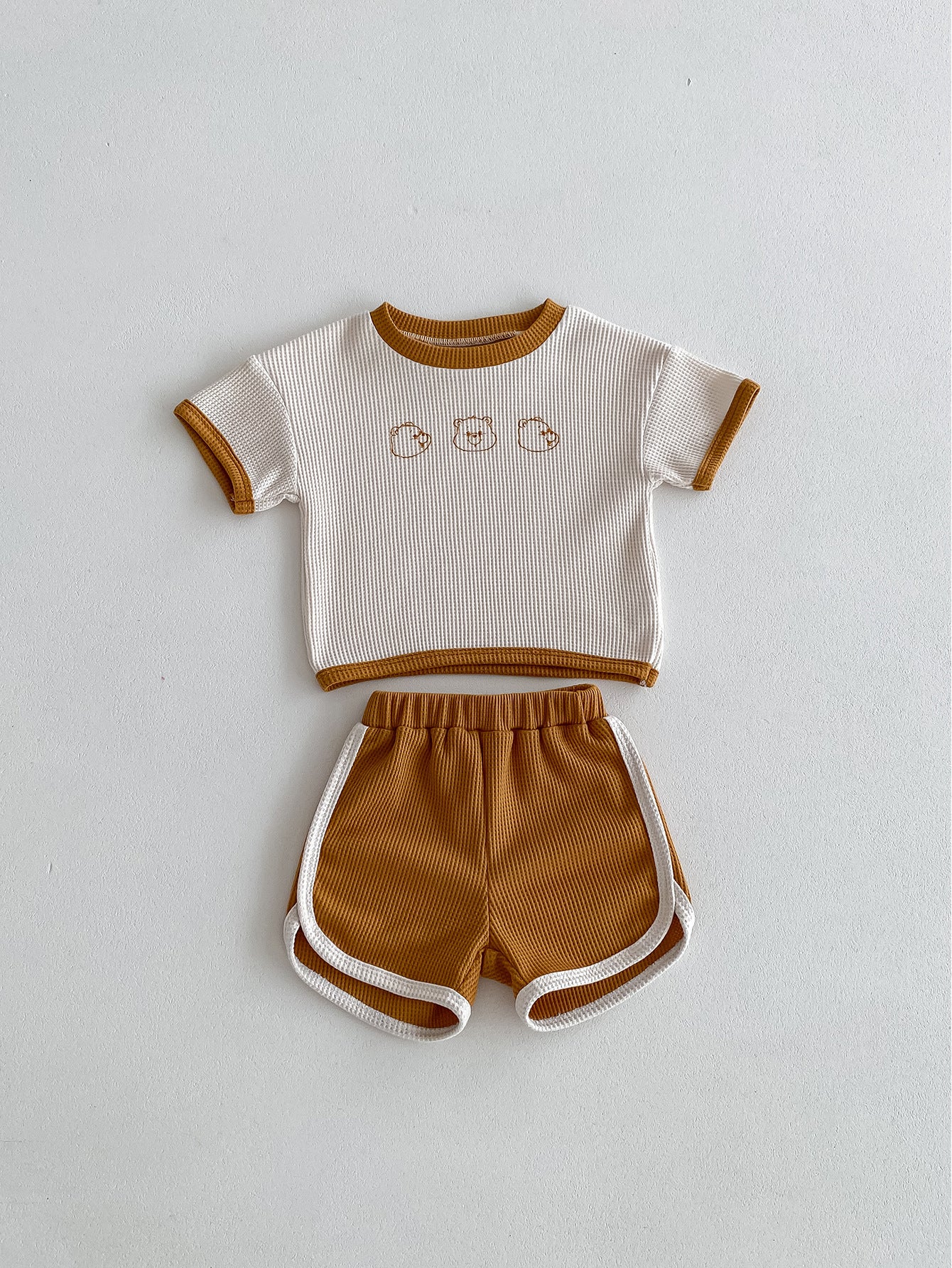 2-Pcs Summer Waffle Bear Set