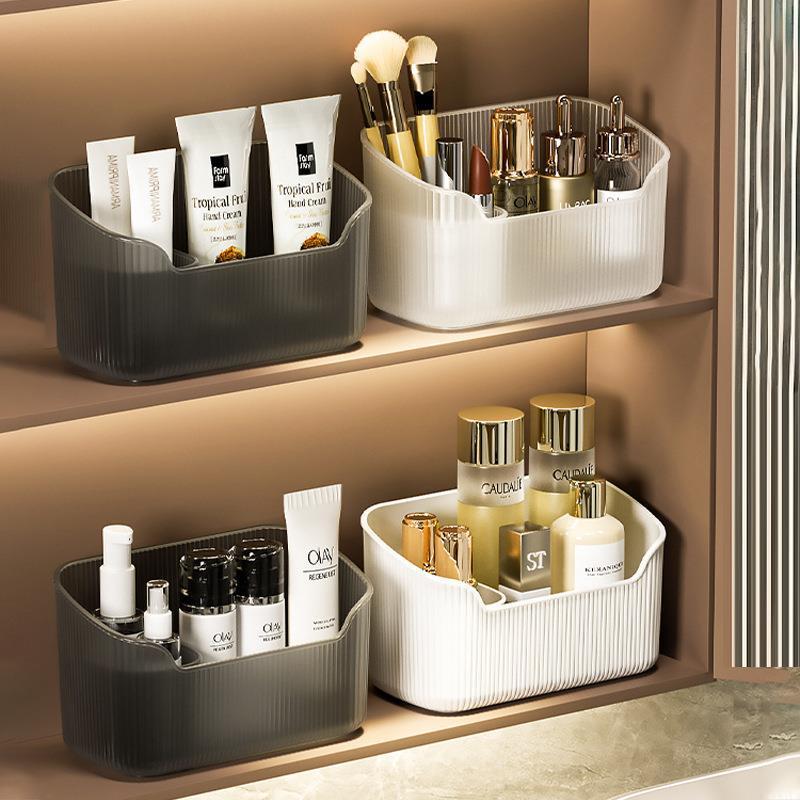 Boîte de rangement avec miroir pour salle de bain