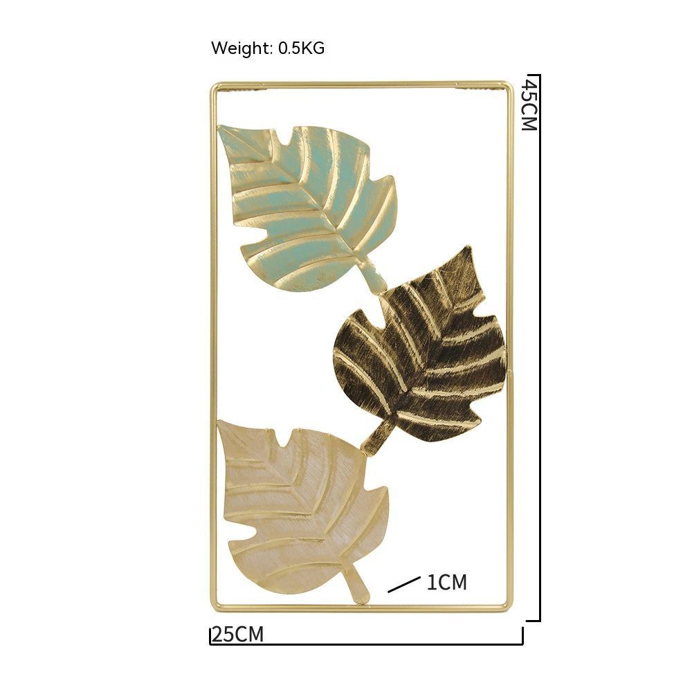Flower with Leaves Wall Hanging Ornaments - U’rGstore